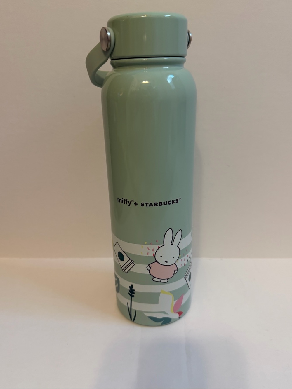 Starbucks Miffy Mint Green Stainless Steel Water Bottle